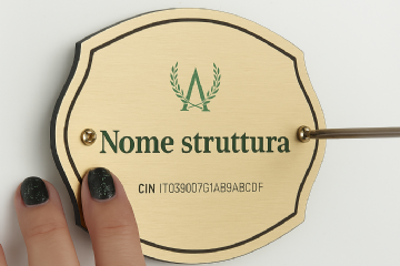 Immagine del Cin e esempio targhetta