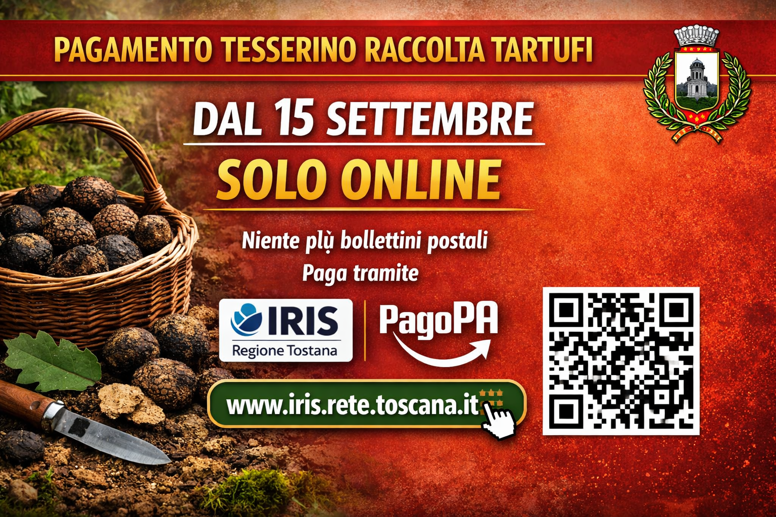 tartufi pagamento tassa annuale