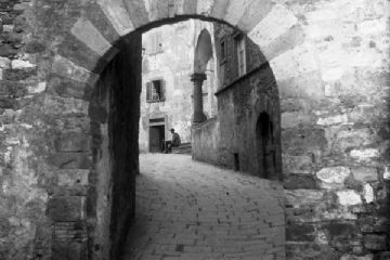 a piazza Garibaldi - Montecatini V.C., primi del '900